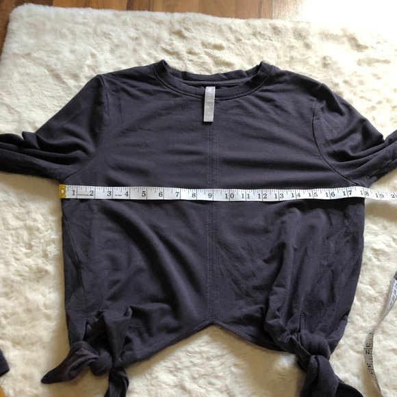 Athleta Samsara Side Tie Pull Over Sweatshirt Size Small - Picture 5 of 10